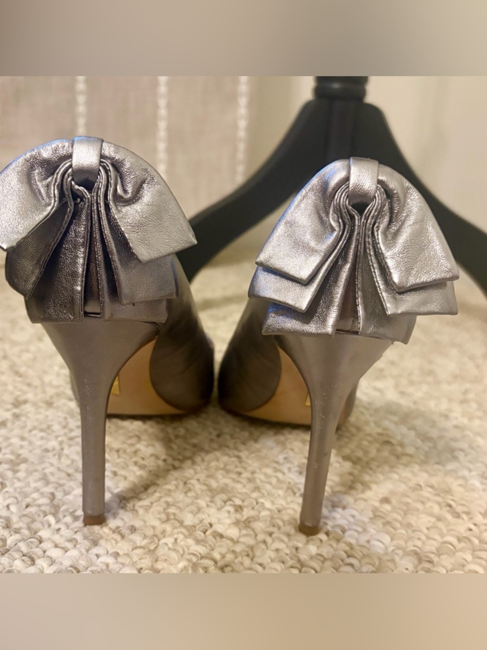 Louise et Cie Josely Chrome pumps